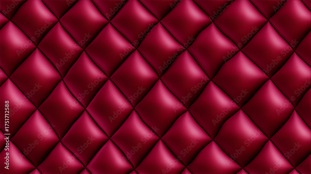 Fototapeta premium Rich Velvet Diamond Quilted Seamless Gift Wrap Pattern