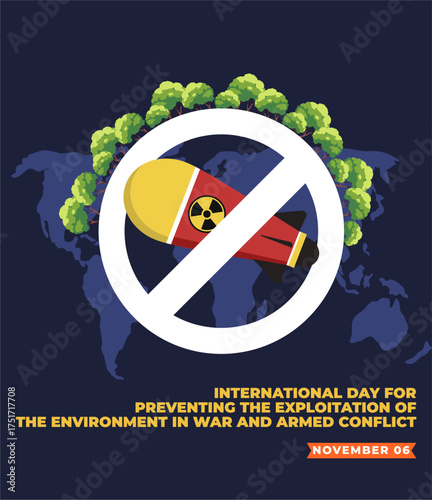 International Day for Preventing the Exploitation of the Environment in War and Armed Conflict Flyer 