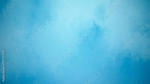 Soft abstract blue watercolor texture background with smooth gradient blending light and dark tones. Cloudy and dreamy with subtle variations, and  a calm, tranquil, and minimal artistic feel.  