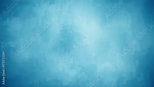 Soft abstract blue watercolor texture background with smooth gradient blending light and dark tones. Cloudy and dreamy with subtle variations, and  a calm, tranquil, and minimal artistic feel.  