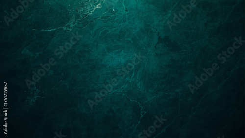 Dark teal textured background with grunge and marble-like patterns, subtle light gradients, and soft shadow depth. Elegant and moody abstract surface ideal for modern digital or graphic design.