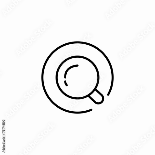 top view cup icon sign vector