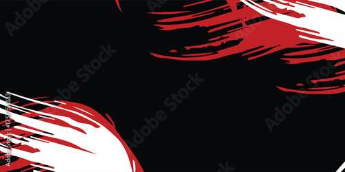 black white and red grunge texture background. vector grunge technology eps10