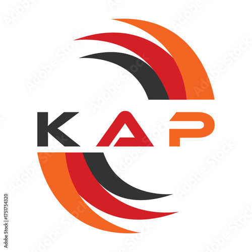 KAP letter design. KAP letter technology logo design. KAP Monogram logo design for an entrepreneur and business.