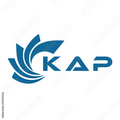 KAP letter design. KAP letter technology logo design. KAP Monogram logo design for an entrepreneur and business.
