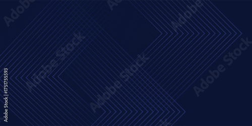 Symmetrical Chevron Lines Gradient Background in Dark Navy Blue. vector illustation eps10