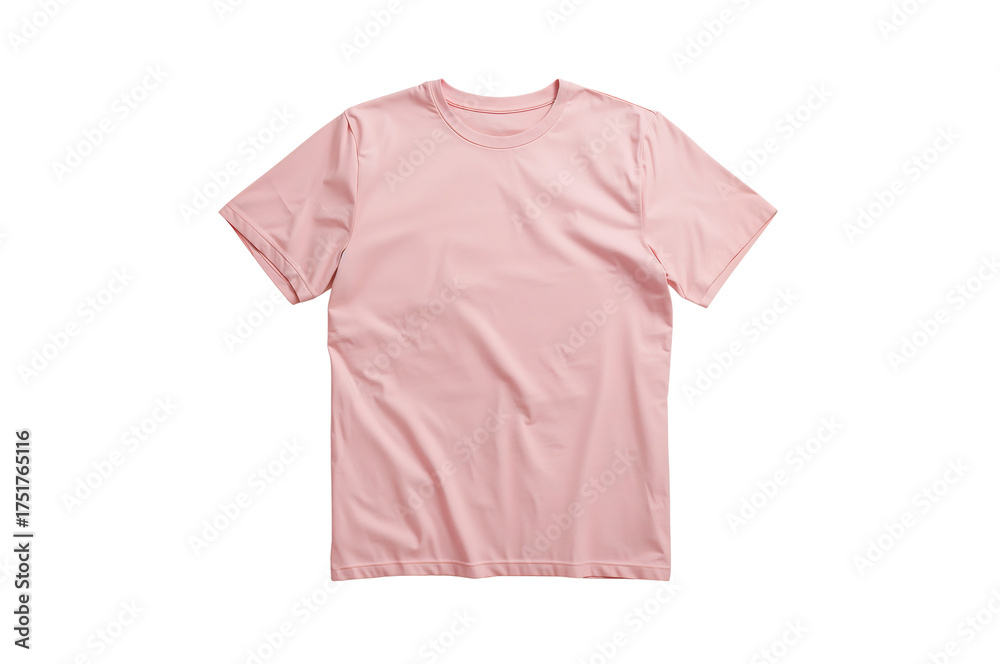 Fototapeta premium Pink short sleeve t shirt apparel garment