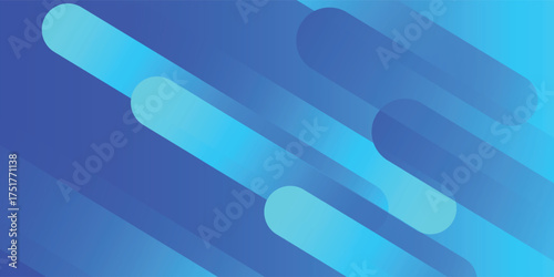Abstract blue background with diagonal lines. Dynamic shapes composition. vector eps10
