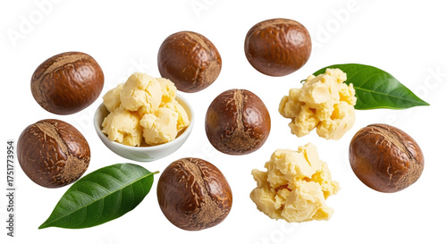Shea Nuts and Butter Natural Skincare Beauty Ingredient