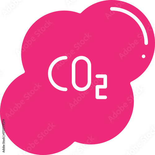 carbon dioxide icon 