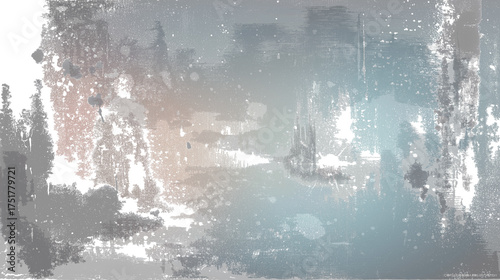 Mystical Waterscape: A digital artwork presents a serene waterscape bathed in ethereal light, the artwork's soft focus and dreamy aesthetic evoke a sense of tranquility and wonder.