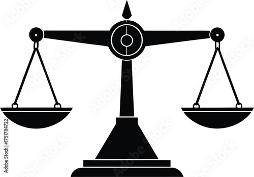  Antique Measuring Scale silhouette vector