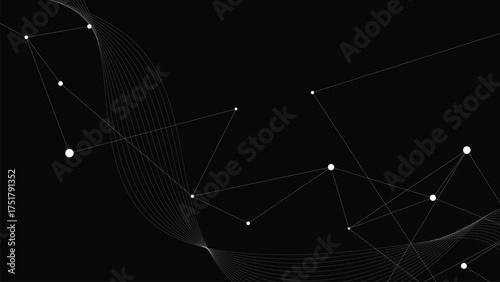 Modern abstract background with black and white theme