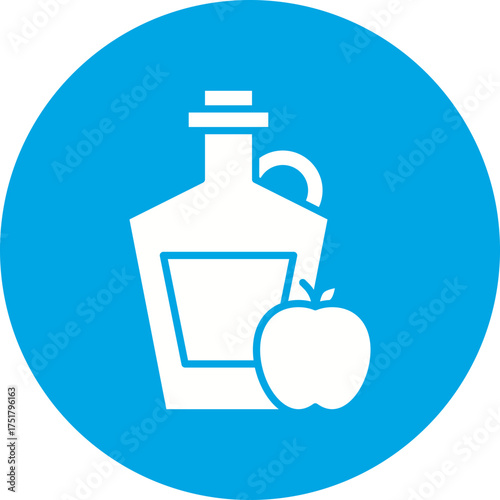 vector illustration of a bottle of perfume