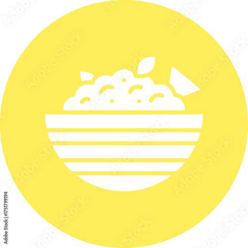 vector illustration of a plate with a cake