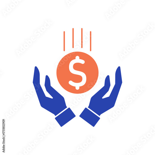 Magnifying Glass icon outline editable stroke line drawing eps