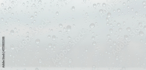 Realistic Water Drops and Rain Splash Overlay, Drops of Water, Wet Rain Splash  Isolated Transparent Background