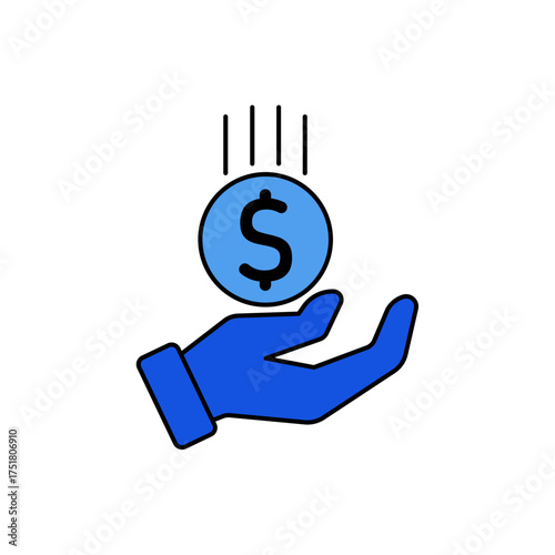 Explore icon outline editable stroke line drawing eps