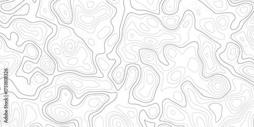 Topographic map background geographic line map with elevation assignments. Design illustration for wall art, fabric, packaging, web, banner, wallpaper.