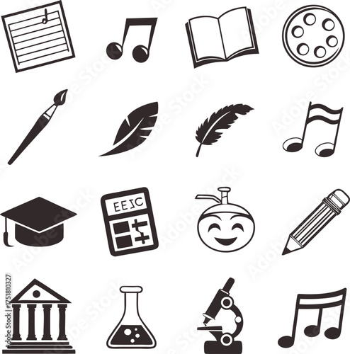 Travel and Vacation Icon Set – Tourism, Adventure, and Holiday Vector Symbols