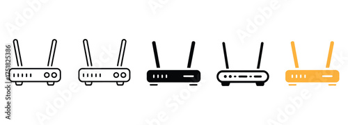 WebCompare modern WiFi router icons for seamless connectivity and fast internet access, illustrating network options for home and business, perfect for tech guides and informative websites