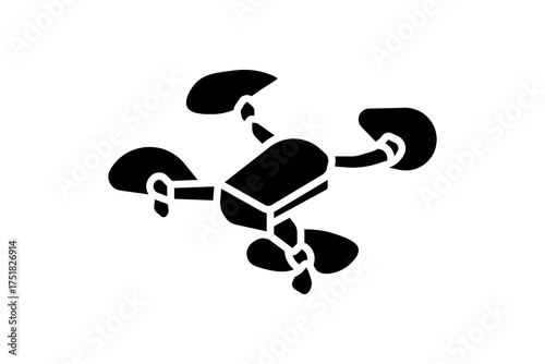 The image shows a black and white icon of a wireless router. The router has a rectangular base with indicator lights on its front panel, and two antennas extending upward from the back.