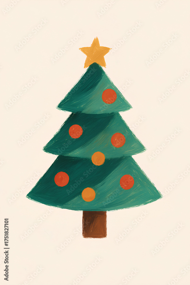 Fototapeta premium christmas tree vector