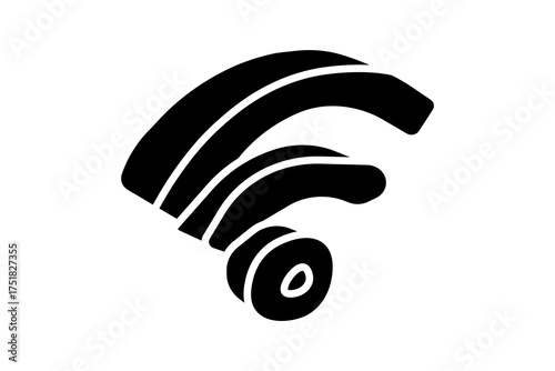 The image displays a black and white icon of a padlock. The padlock is shown in a closed position, symbolizing security or protection.