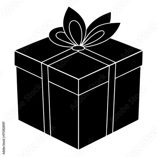 Simple black silhouette illustration of a classic bell shape isolated on a white background perfect for festive or decorative design elements