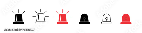 SOS Emergency icon collection. Containing Emergency alarm icon Set, SOS help service sign in different style