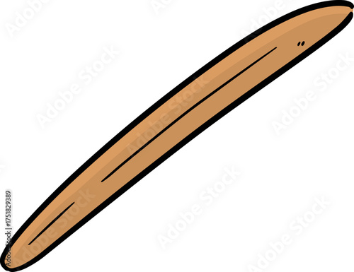 Illustration of bread stick
