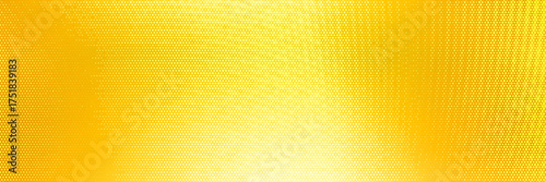 Yellow halftone pattern. Retro comic gradient background. Bright orange pixelated dotted texture overlay. Cartoon pop art faded gradient pattern. Vector backdrop for poster, banner, advertisement