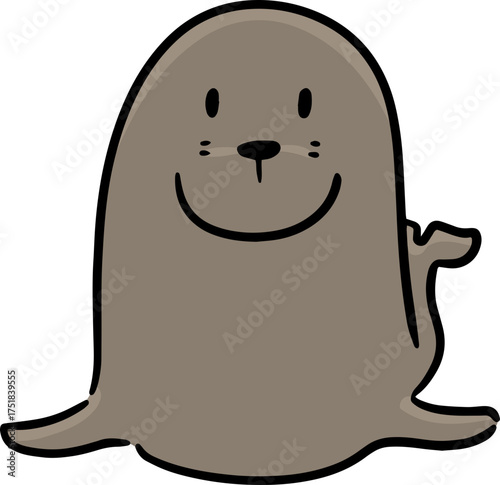 Illustration of sea lion
