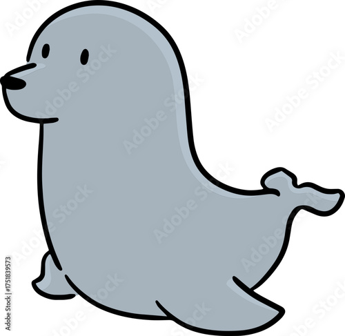 Illustration of sea lion

