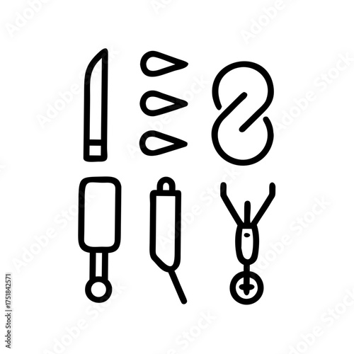 Illustration of various tools