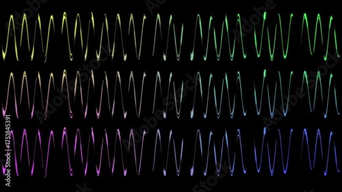 Abstract Waves Background  Video Background