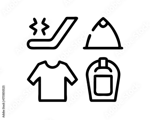 Iconic representation of laundry symbols