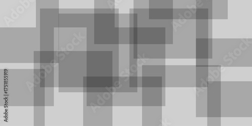 Modern Abstract background design with layers of textured white transparent material in triangle and squares shapes. White color technology concept geometric line vector background.	
