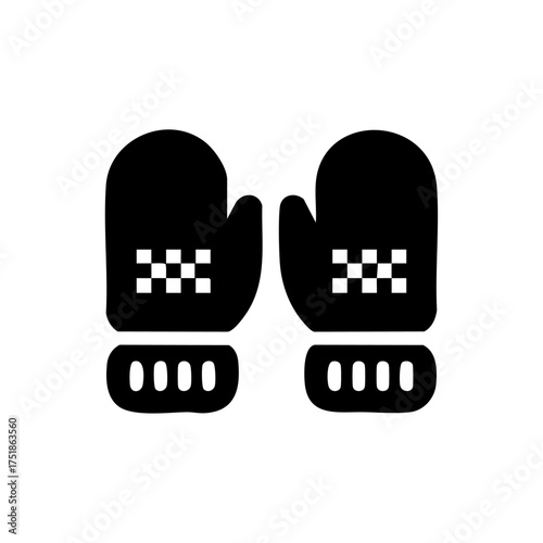 A pair of winter mittens symbolizing warmth, comfort, and protection during the cold season.
