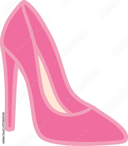 Fashion footwear clip art vector.