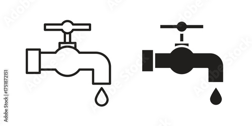 Tap icon. Monochrome simple icons for templates, web design