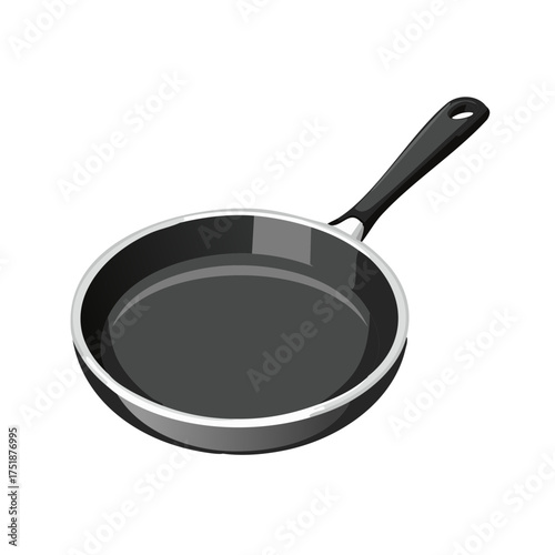 Modern Sleek Non-Stick Frying Pan for Gourmet Home Cooking and Restaurant Use