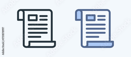 Note Icon Multiple Style 