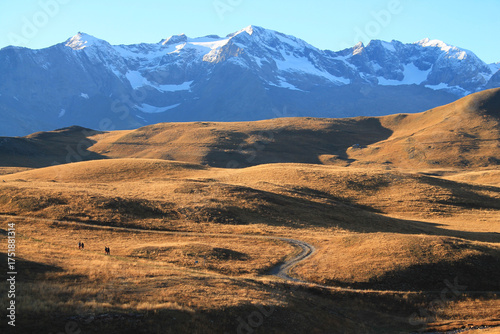 The plateau of Emparis in the french alps