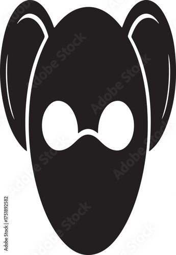 Round ears mask