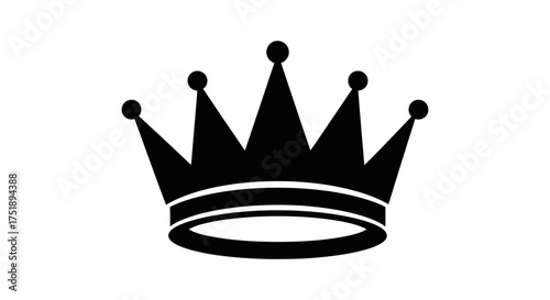 golden crown isolated on white, Crown Icon