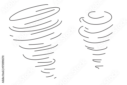 set of wind vornado vector illustration.eps