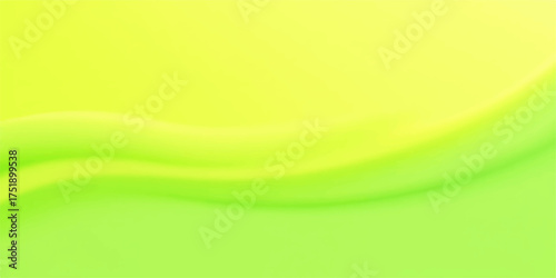 Soft gradient background with flowing abstract green and yellow waves