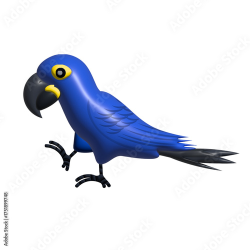 blue macaw parrot