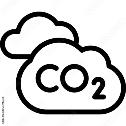 CO2 Vector Icon